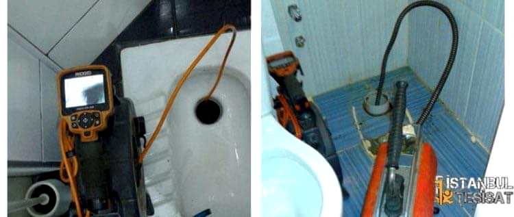 robot makine ile tıkalı tuvalet açma servisi