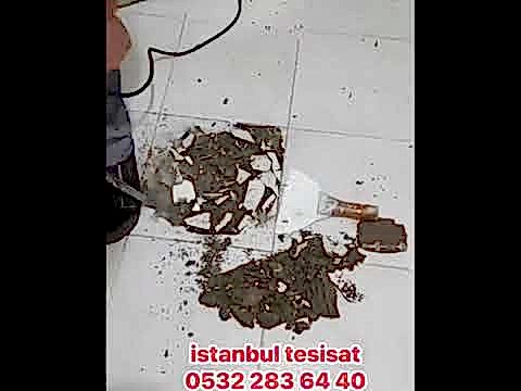 Kağıthane Klozet pimaşı tıkalı banyoyu su basıyor görüntülü açan ekip