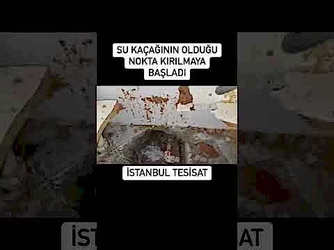 Üsküdar Su sızıntısı bulan tesisatçı kameralı - İstanbul Tesisat